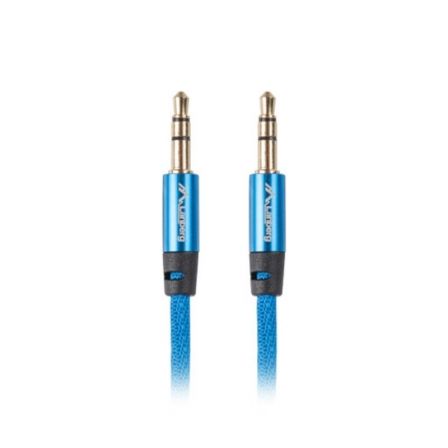 Lanberg Cable Estéreo CA-MJMJ-10CU-0030-BL 3,5mm Macho/Macho Azul